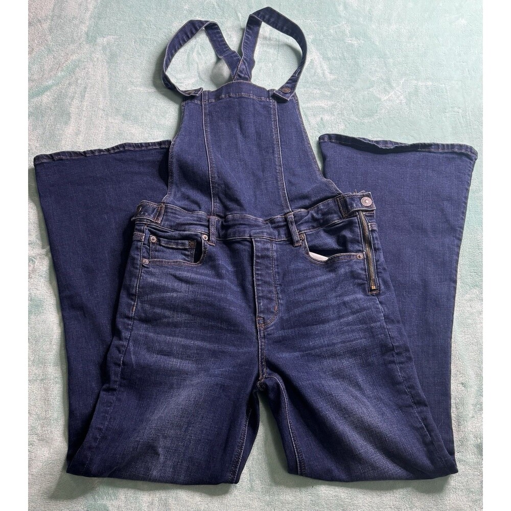 American Eagle Flare Overall Super Stretch 10 Short Womens